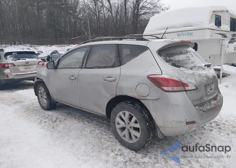 2014 Nissan Murano Sl z USA, uszkodzony, nr VIN JN8AZ1MW4EW503649